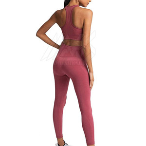 ชุดออกกำลังกาย ชุดโยคะสำหรับผู้หญิง สไตล์ใหม่ ผลิตในปากีสถาน ชุดโยคะผู้หญิงน้ำหนักเบา - Product Image 2