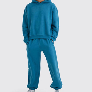 Ensemble de survêtement pour homme, léger, respirant, pour l'entraînement, vente en gros, vêtements de sport, sweat-shirt à capuche zippé intégral, ensemble deux pièces, survêtement pour homme - Product Image 1
