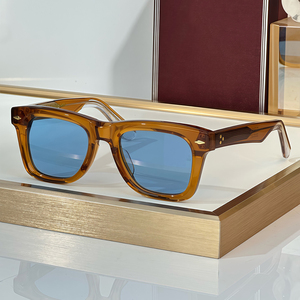 Gafas de Sol JMM Luxury Designer <span class=keywords><strong>2001</strong></span> a <span class=keywords><strong>SPACE</strong></span> <span class=keywords><strong>ODYSSEY</strong></span> con Armazón Cuadrado de Bioacetato, Lentes Polarizadas UV400 Hechas a Mano con Logotipo - Product Image 4