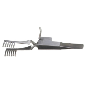 Épandeur de plaies en acier inoxydable Heiss Sharp 6x6 Instrument chirurgical à retenue automatique Épandeur de plaies en acier inoxydable Heiss - Product Image 1