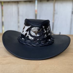 Meilleure vente chapeau de cowboy en cuir d'été de haute qualité Logo personnalisé Nouveau style Accessoire de sport à la mode Prix imbattable - Product Image 2