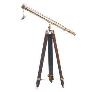 Article de décoration pour la maison bonne qualité jumelles en laiton antique décoration étui en cuir télescope victorien Marine Vintage jumelles - Product Image 2