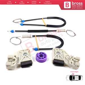 ชุดซ่อมมอเตอร์กระจกไฟฟ้า BWR506 สำหรับประตูหน้าขวา รถโปโล MK4 6Q 9A 9N 9N3 ปี 2001-2009 รุ่น HB 5 ประตู และ 9A4 ปี 2002-2018 รุ่น 4 ประตู - Product Image 4
