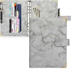 Atlas Network Hardcover Leather & PVC Cover <b>Spiral</b>-Bound Sewing Binding 120-Sheet Daily Planner Organizer <b>Notebook</b> - Product Image 1