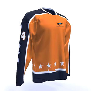 Jersey de Hockey sobre Hielo de Diseño Personalizado, Hecho 100% de Poliéster, Fabricado en Fábrica, Jersey de Hockey sobre Hielo a Bajo Precio - Product Image 4
