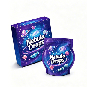 Solución Completa de Empaque: Bolsas Mylar de 3.5g para Flores, Juego de Cajas de Papel para Frascos de Vidrio con Impresión Personalizada, a Prueba de Niños, Olores y Humedad - Product Image 4