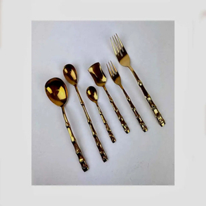 Cuillères de cuisine en acier inoxydable avec finition polie miroir, parfaites pour la cuisine quotidienne et les ustensiles de cuisine et les mariages élégants - Product Image 6