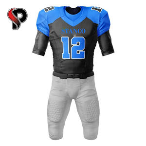 Uniforme de Fútbol Americano Personalizado de Alta Calidad, Estilo Único para Equipos Nacionales, Transpirable, de Secado Rápido, Impresión Digital, 100% Poliéster - Product Image 3