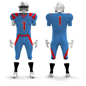 Ensemble de maillots de football américain personnalisés vintage Uniformes durables unisexes respirants pour adultes - Product Image 4