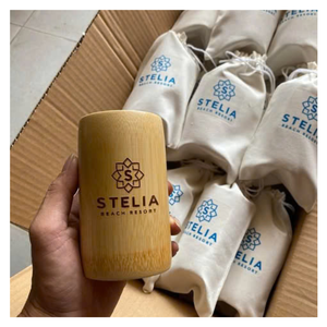 Tasse en bambou écologique avec gravure ou impression personnalisée idéale pour l'image de marque de l'entreprise et les cadeaux des clients - Product Image 1