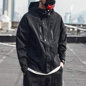 Personalizar estilo y diseño Streetwear poliéster Softshell impermeable deportes al aire libre correr rompevientos chaqueta de lluvia para hombres - Product Image 1