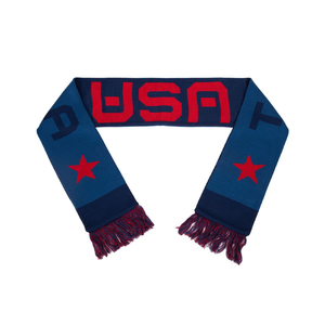 Écharpes longues de sport en gros Écharpe pour fans de football en tricot pour clubs de football Écharpes de football de rugby personnalisées tricotées - Product Image 1