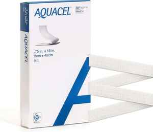 Apósito Absorbente de Hidrofibra en Rollo, 1cm 2cm X 45cm, Estéril, Adhesivo Médico, Certificado CE Clase II, para el Manejo de Exudados - Product Image 2