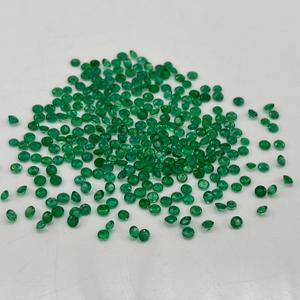 Piedra Preciosa AAA+ Esmeralda Natural de Zambia de 2-3 mm, Corte Redondo Facetado, Gema Suelta para Fabricación de Joyas de Anillo al Mejor Precio de Fábrica - Product Image 6