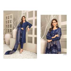 Trajes Shalwar Kameez de cuero genuino pakistaní de alta calidad tela de melocotón de estilo étnico indio directamente de Pakistán para adultos - Product Image 4