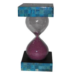 Minuterie de sable en laiton nautique faite à la main de haute qualité boussole conception Unique sablier en métal synchronisation article promotionnel maritime parfait - Product Image 1