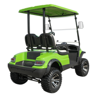 Voiturette de golf électrique avec moteur 48V/4KW, vitesse maximale de 25-30 km/h, autonomie de 80-90 km, direction assistée électrique