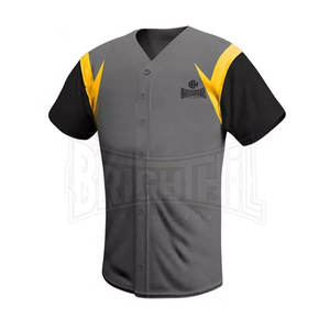 Ensemble d'uniformes de baseball et de softball personnalisés, maillot à col en V, tissu respirant, vêtements d'entraînement durables, taille plus, uniforme de baseball pour adultes - Product Image 5