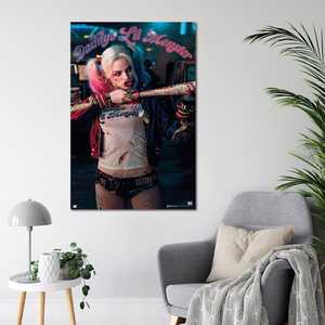 Póster Moderno de Suicide Squad, 'Daddy's Lil Monster' de Harley Quinn, para Decoración de Pared - Product Image 2