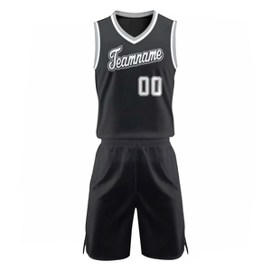Tissus en polyester 100% de haute qualité avec logo USA pour hommes, uniforme de basket-ball réversible sublimé, vente en gros sur mesure - Product Image 4