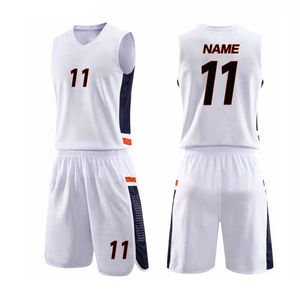 ชุดเสื้อบาสเก็ตบอลมืออาชีพสำหรับผู้ใหญ่จำนวนทีมออกแบบได้ตามต้องการ - Product Image 4