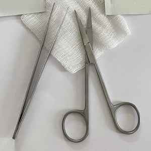 Kit de sutura profesional, 13 piezas, pinzas de tijera de acero inoxidable alemán, pinzas escaladoras y otras herramientas quirúrgicas - Product Image 4