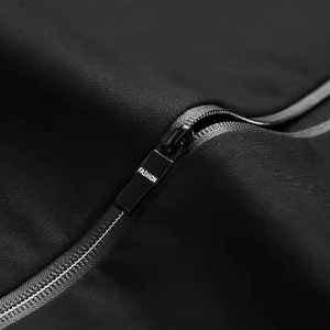 Vêtements de rue zippés personnalisés à double fermeture éclair en coton polaire à capuche lourde pour hommes sweats à capuche et sweat-shirt à fermeture éclair vente en gros - Product Image 6