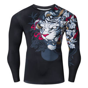 Cool Dry Compression Manga larga Capa base Deportes atléticos Camisetas Compresión Cuello redondo Camisetas de manga larga - Product Image 5