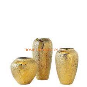 Vase d'affichage de fleurs en métal décoratif pour la maison de couleur or fait à la main Design étonnant élément de branche d'arbre en aluminium coulé attaché - Product Image 6