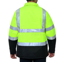 Chaqueta de Trabajo de Alta Visibilidad, Estilo Clásico, Ignífuga, Transpirable, Ligera, Antiarrugas, Fácil de Usar, para Trabajo Industrial