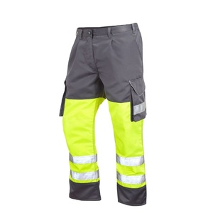 Pantalones de Seguridad de Alta Visibilidad con Diseño Personalizado, Reflectantes, con Luz LED Intermitente, Hechos de Poliéster y Algodón, con Logotipo, Venta al Por Mayor OEM - Product Image 1