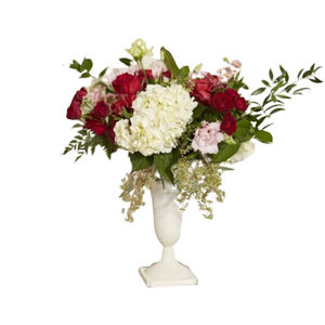 Vase à fleurs en aluminium à finition dorée avec base carrée pour le salon et la décoration intérieure Vases de décoration de table - Product Image 6