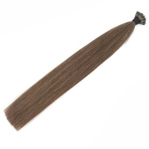 นาโนริง ไอ-ทิป ต่อผม 30 นิ้ว ผมตรง เรมี่ ผมแท้ยุโรป เกรด 10A # 8 สีน้ำตาลอบเชย - Product Image 4