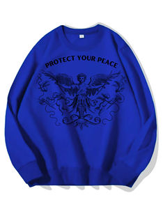 Sudaderas de manga larga sueltas de mezcla de algodón básicas de alta calidad personalizadas para hombre último diseño moda Lisa para invierno - Product Image 2