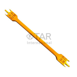 Medidor de altura de Ortodoncia con revestimiento amarillo, soporte Dental, medición de posicionamiento, instrumentos médicos, colocación de soporte de ortodoncia - Product Image 1