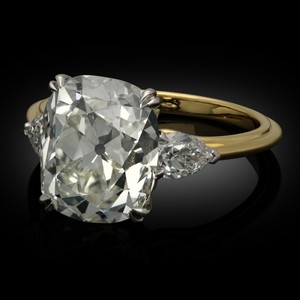 Anillo de Compromiso de Oro de 14K con Corte Radiante, Anillo de Diamante CVD Cultivado en Laboratorio de Alta Calidad y Estilo Clásico, Certificado IGI, Anillos Finos para Hombre - Product Image 3