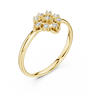 18K Trendy <b>Adjustable</b> <b>Ring</b> for women - Product Image 6