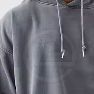 Offre Spéciale nouveauté sweats à capuche surdimensionnés pour hommes Style Unique respirant coton mélangé hommes sweats à capuche surdimensionnés - Product Image 5
