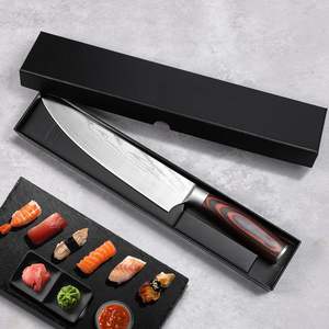 Venta al por mayor personalizado de alta calidad OEM ODM servicio cuchillo profesional cuchillo de cocina afilado Cuchillo de acero inoxidable con mango de madera - Product Image 5