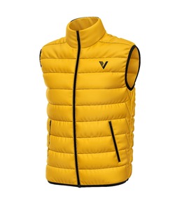 Chaqueta informal con aislamiento para exteriores para hombre, chaqueta acolchada pesada sin mangas, chaqueta deportiva personalizada, venta al por mayor, cremallera con soporte, acolchada a prueba de viento - Product Image 4