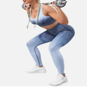 Ensembles de yoga de sport de base pour femmes pantalons et shorts d'entraînement respirants et extensibles grande taille XL-pour le fitness d'été - Product Image 3