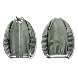 Winter <b>Air</b> Pilot Fashion Sports Basic Bomber Jacket Men's Couple Coat Korean Version Streetwear Trend Baseball Bomber Jacket - Product Image 2