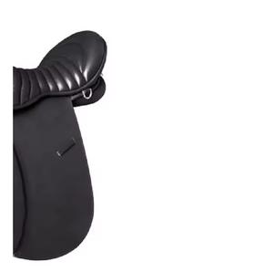 Sillín de salto negro de cuero acolchado de diseñador Premium, sillín de salto indio de Carreras de Caballos hecho a mano de alta calidad, los más vendidos - Product Image 3