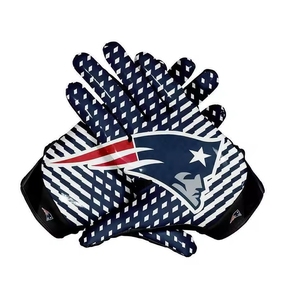 Gants de football américain professionnels de qualité supérieure entièrement personnalisables écran tactile en latex imperméable anti-dérapant - Product Image 6