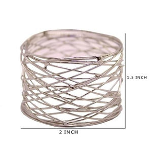 Servilletero de Metal Vintage, servilletero de plata, decoración del hogar, soporte para pañuelos, accesorios para servilletas de Indian Metal World - Product Image 3