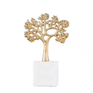 Décoration Aluminium Métal Arbre Sculpture Fabricant Luxe Maison Décoration Métal Abstrait Figure Sculptures De Bureau - Product Image 1