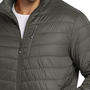 Custom Nylon Men's Winter Hooded Down Feel <b>Padded</b> <b>Waterproof</b> Puffer <b>Jacket</b> Men Warm Hoodie Puffer - Product Image 2