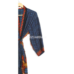 Kimono Indio de Seda Pura con Parches, Suave y Cómodo, para Novia, Playa, Vestido de Dama de Honor, Ropa de Luna de Miel, Verano - Product Image 5
