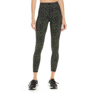 Best Selling Custom Women's <b>High</b> Waist <b>Knee</b>-Length Leggings Breathable Anti-Bacterial Eco-Friendly Digital Printing OEM Service - Product Image 4