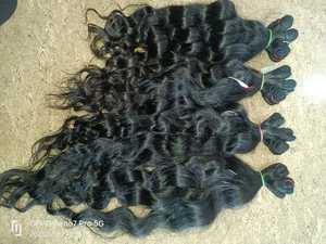 Cheveux humains vierges bruts non traités du Brésil, en vrac, naturels, raides et crépus, 12 pouces, extensions de tissage de cheveux en gros - Product Image 4